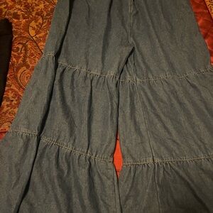 SHEIN Blue Flare & Wide Leg Jeans